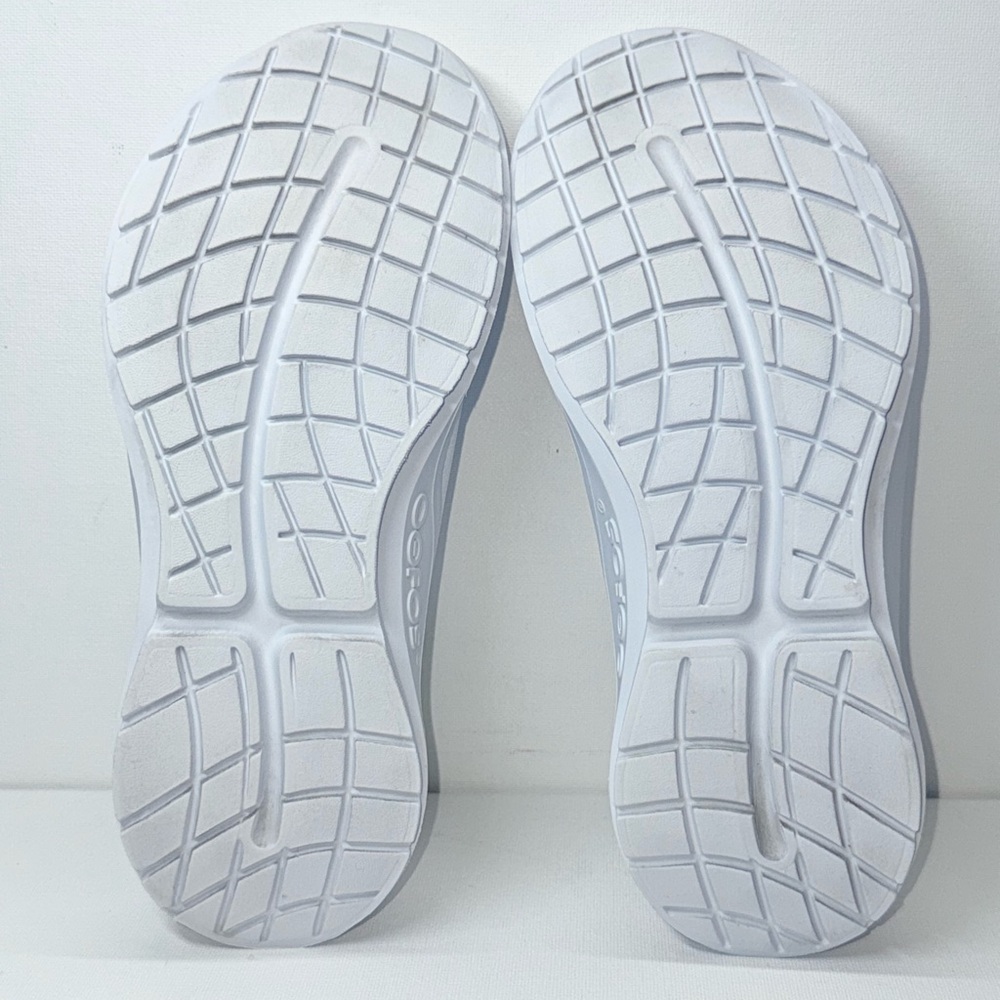 OOFOS Women’s White Athletic Slip-On Sneakers with Light Green Accents - Picture 6 of 8